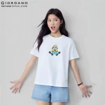 GIORDANO Áo Thun Nữ Ngắn Tay In Hình Minions & Monsters Sorona T-Shirt 5396365-01 — ảnh 2