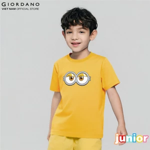 GIORDANO Áo Thun Trẻ Em Cổ Tròn In Hình Minions & Monsters Sorona Tee 3086310-41
