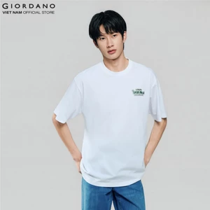 GIORDANO Áo Thun Nam Ngắn Tay In Hình Minions 3 Sorona Jersey Relaxed Tee 01096002-01