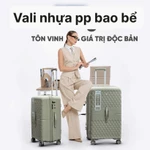 Vali nhựa nhẹ siêu dẻo- BAO BỂ VỞ TUYỆT ĐỐI KHóa mã số bảo mật có TSA  tiêu chuẩn hãi quan,{bảo hành phụ kiện 10 năm} — ảnh 1