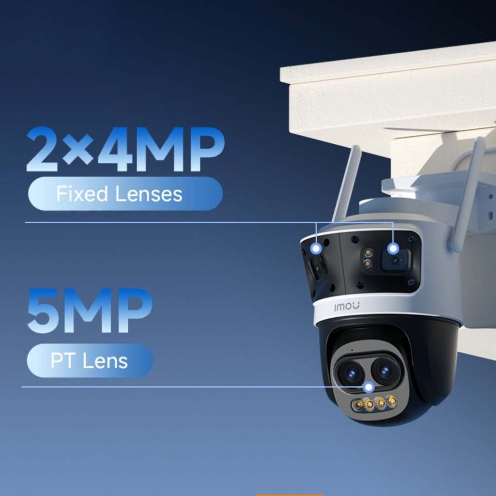 Camera Wifi IMOU 3 Mắt Cruiser Triple S7UP 11MP/Cruiser Pano Z S76DP 13MP, Còi Đèn, Có Màu Ban Đêm | BigBuy360 - bigbuy360.vn