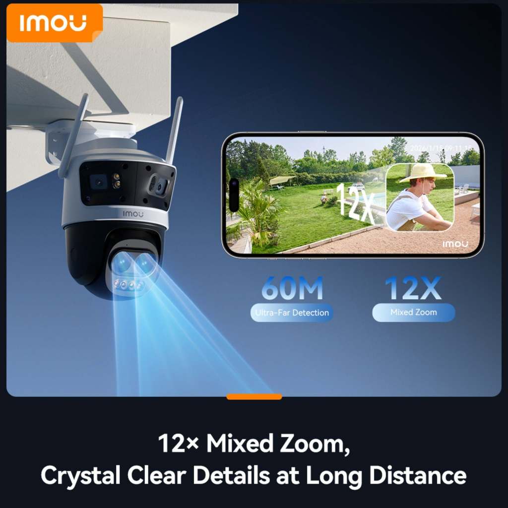 Camera Wifi IMOU 3 Mắt Cruiser Triple S7UP 11MP/Cruiser Pano Z S76DP 13MP, Còi Đèn, Có Màu Ban Đêm | BigBuy360 - bigbuy360.vn