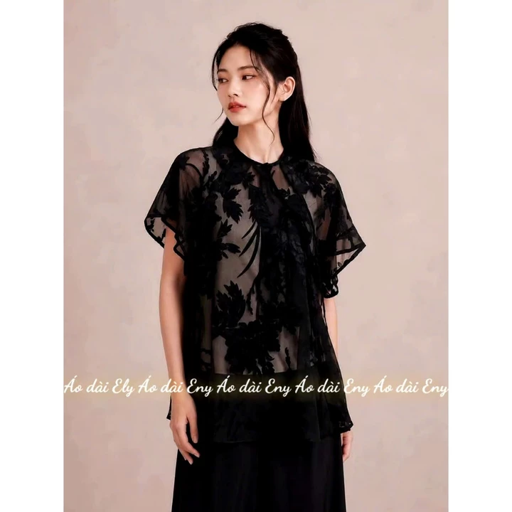 🌿 Áo bà ba tơ ép – Dịu dàng nét đẹp miền quê 🌿 ✨ Chất liệu mềm mịn, ít nhăn🌿 Áo bà ba tơ ép – Dịu dàng nét đẹp miền quê