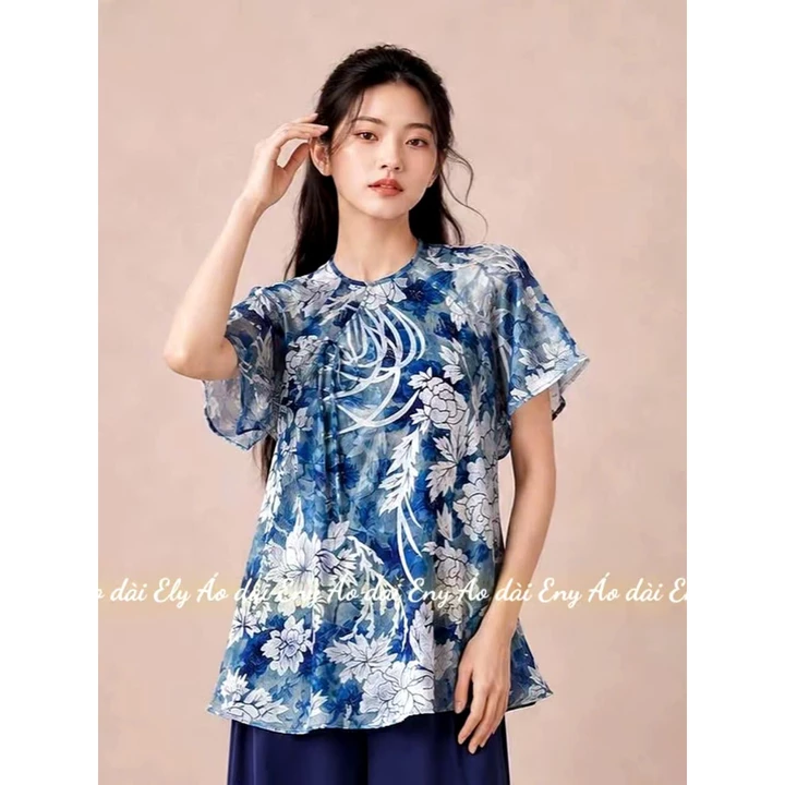 🌿 Áo bà ba tơ ép – Dịu dàng nét đẹp miền quê 🌿 ✨ Chất liệu mềm mịn, ít nhăn🌿 Áo bà ba tơ ép – Dịu dàng nét đẹp miền quê