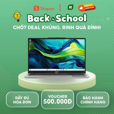 [Máy cũ] Acer Aspire Lite 15 AL15 71P 517D i5 12450H/16GB/512GB/156"F/Win11/(NXJ7KSV001)/Bạc