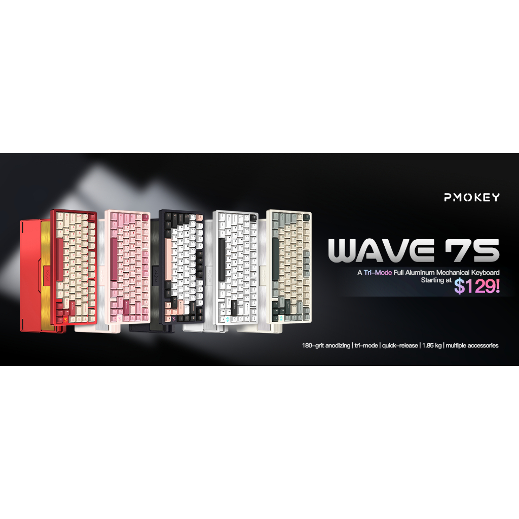 HÀNG SẴN GIAO - Bàn phím cơ PMO WAVE75 QMK – Phiên bản Pro - Pin 8000mAh – UNI OFFICIAL STORE | BigBuy360 - bigbuy360.vn