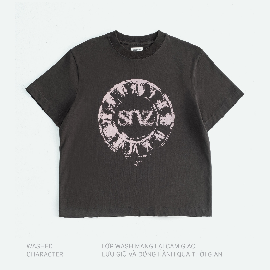 Áo Thun Boxy SNAZZY Unisex Nam Nữ Chất Liệu Cotton Chính Hãng - RELIC WASHED TEE | BigBuy360 - bigbuy360.vn