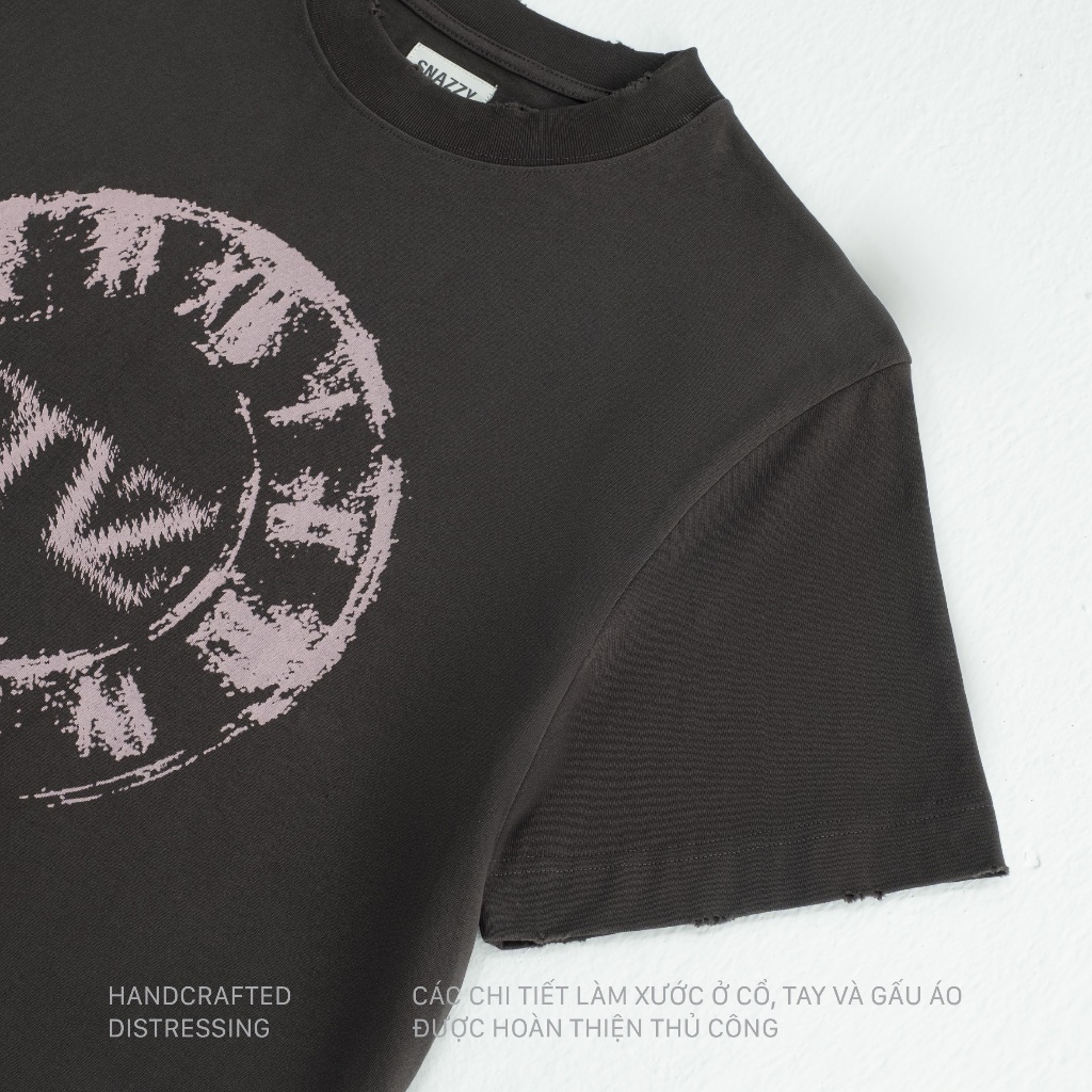 Áo Thun Boxy SNAZZY Unisex Nam Nữ Chất Liệu Cotton Chính Hãng - RELIC WASHED TEE | BigBuy360 - bigbuy360.vn