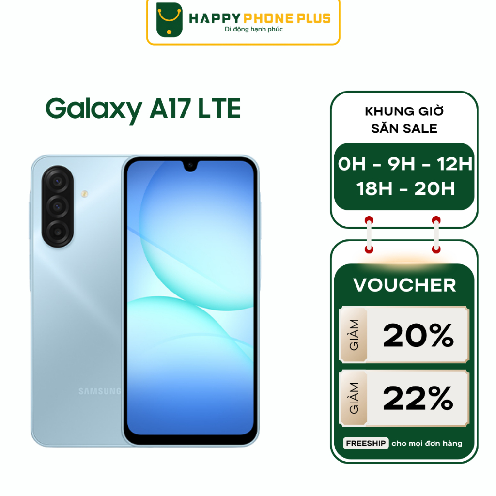 Điện Thoại Samsung Galaxy A17 LTE (8GB/128GB) – Hàng Chính Hãng