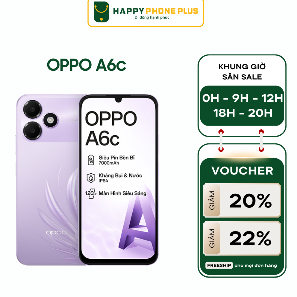 Điện Thoại Oppo A6c – Hàng Chính Hãng