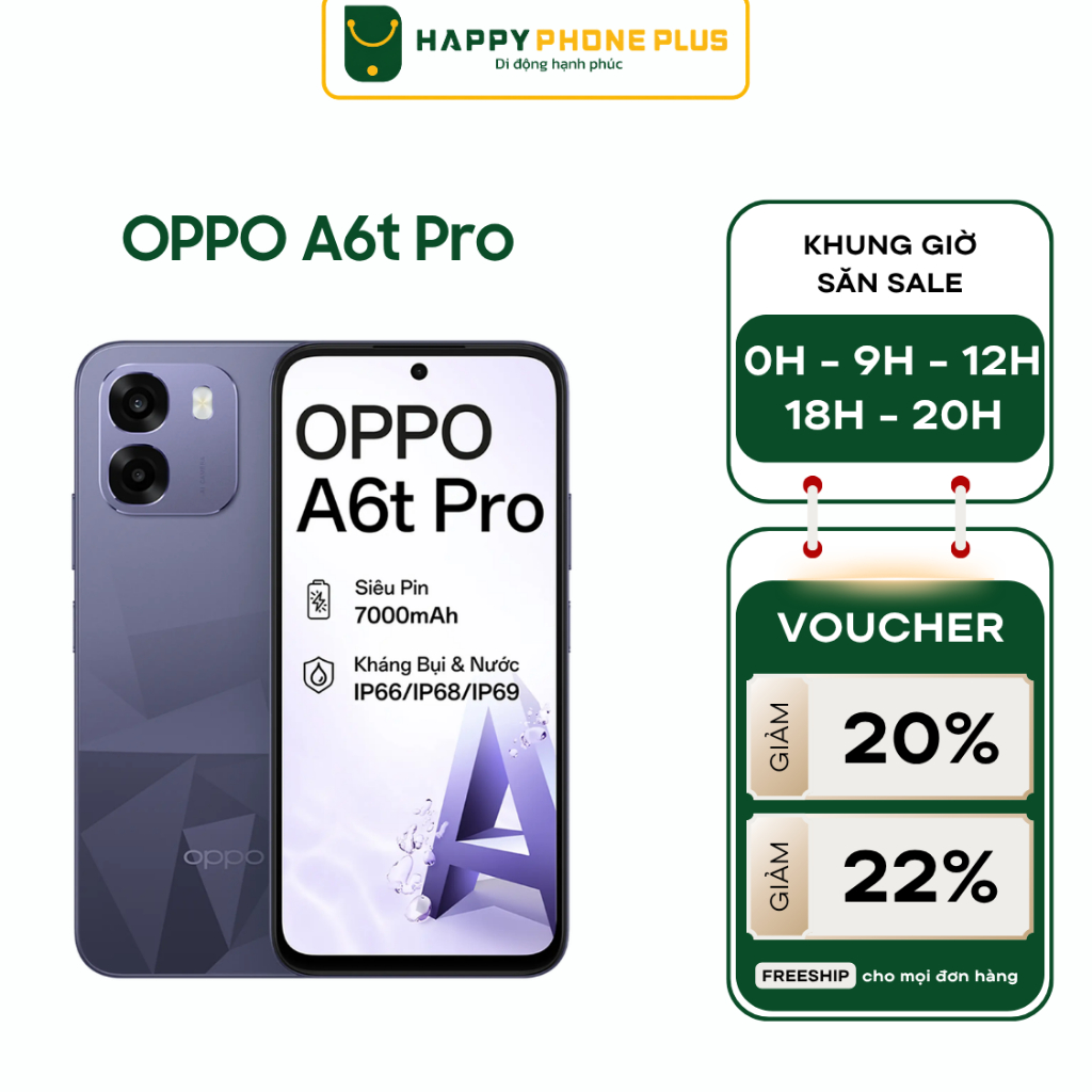 Điện Thoại Oppo A6T Pro (8GB/128GB) – Hàng Chính Hãng