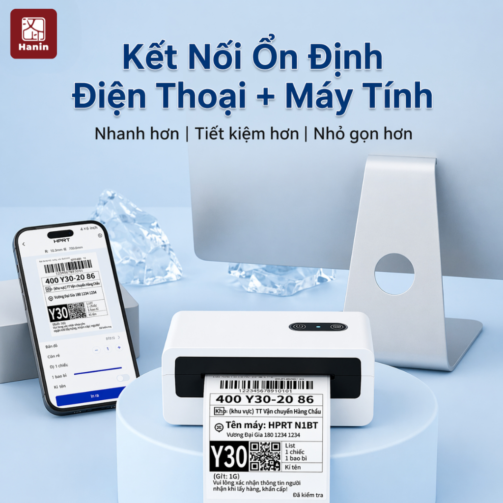 Máy In Nhiệt N1BT In Đơn Hàng, Tem Nhãn Vận Đơn Mini Khổ A7 USB Type-C Bluetooth | BigBuy360 - bigbuy360.vn
