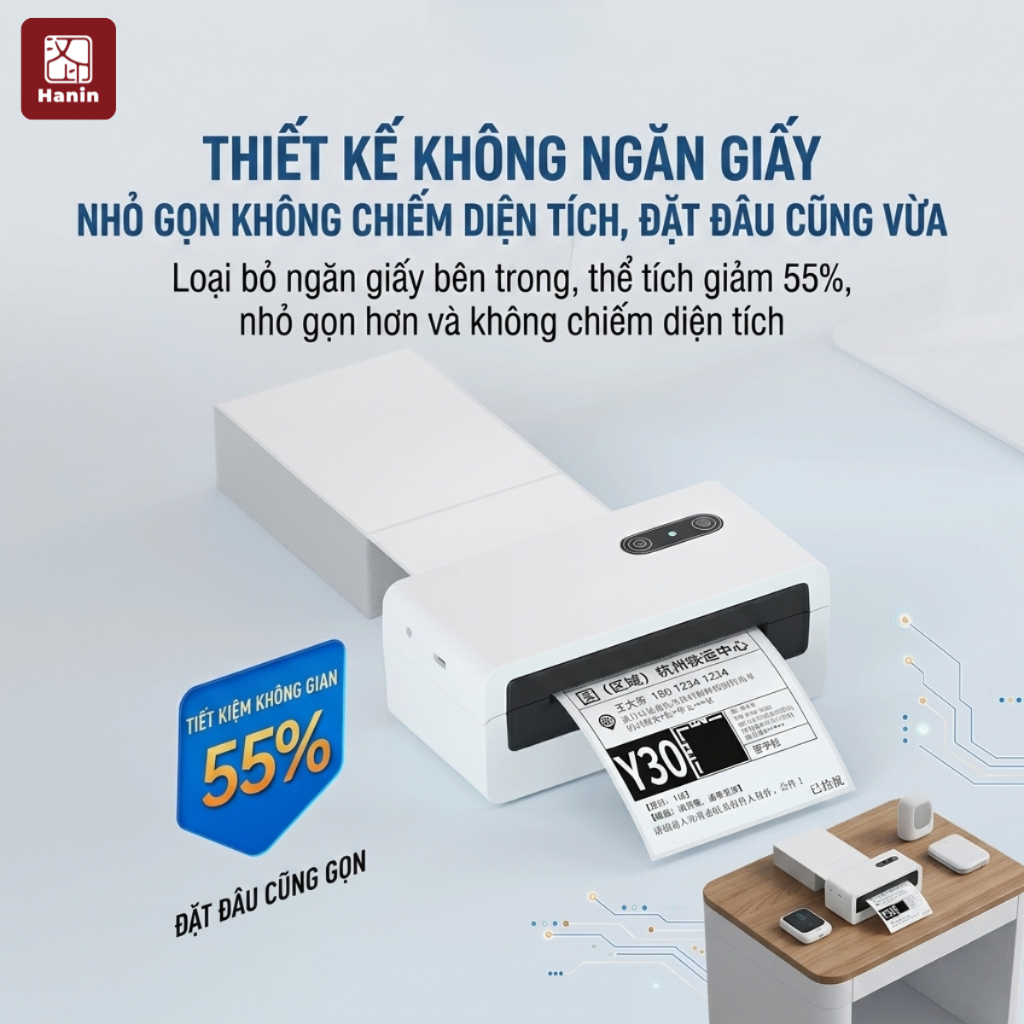 Máy In Nhiệt N1BT In Đơn Hàng, Tem Nhãn Vận Đơn Mini Khổ A7 USB Type-C Bluetooth | BigBuy360 - bigbuy360.vn