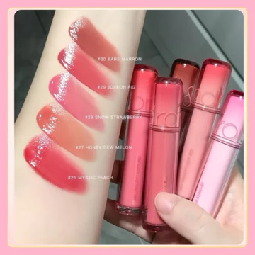 Son Tint Lì Căng Bóng Dưỡng Ẩm Romand The Juicy Lasting Tint 2025 màu tươi trẻ, bền lâu.