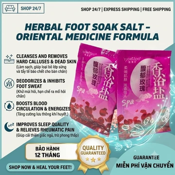Muối thảo dược ngâm chân gói 30g Thải Độc Giảm Đau Nhức Tê Chân, Giảm Hôi Chân - AVHY87