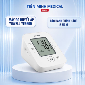 Máy đo huyết áp điện tử bắp tay YUWELL YE660D chính hãng bảo hành 5 năm