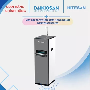 Máy lọc nước ion kiềm nóng nguội Daikiosan DN-269 ion kiềm tươi magie từ trường dùng được cho nước pH thấp