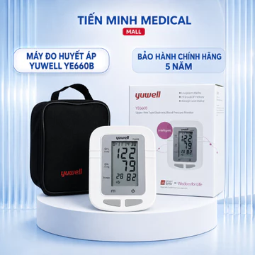 Máy đo huyết áp bắp tay YUWELL YE660B bảo hành 5 năm chính hãng