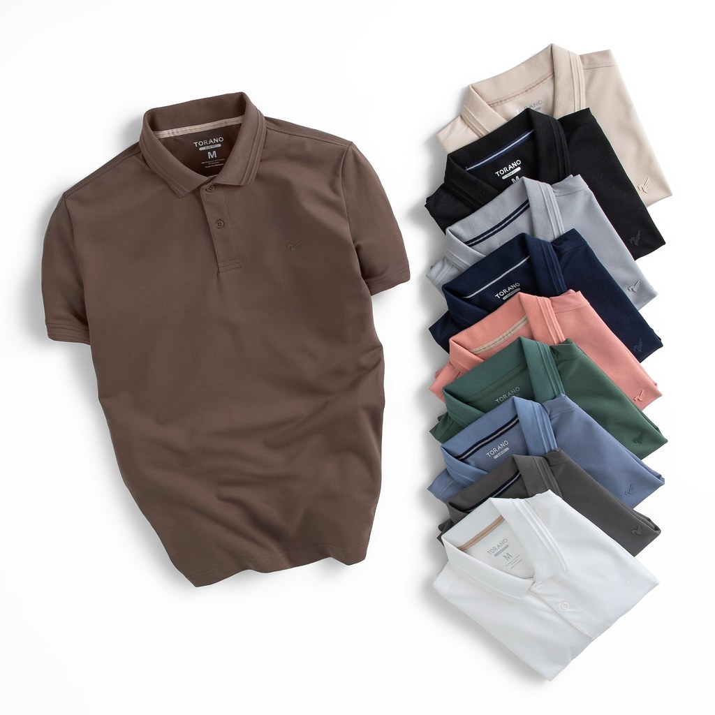 Áo Polo Nam TORANO SMART CLASSIC POLO Cotton Co Giãn, Thoáng Mát, Lịch Lãm Dễ Phối Đồ ESTP038