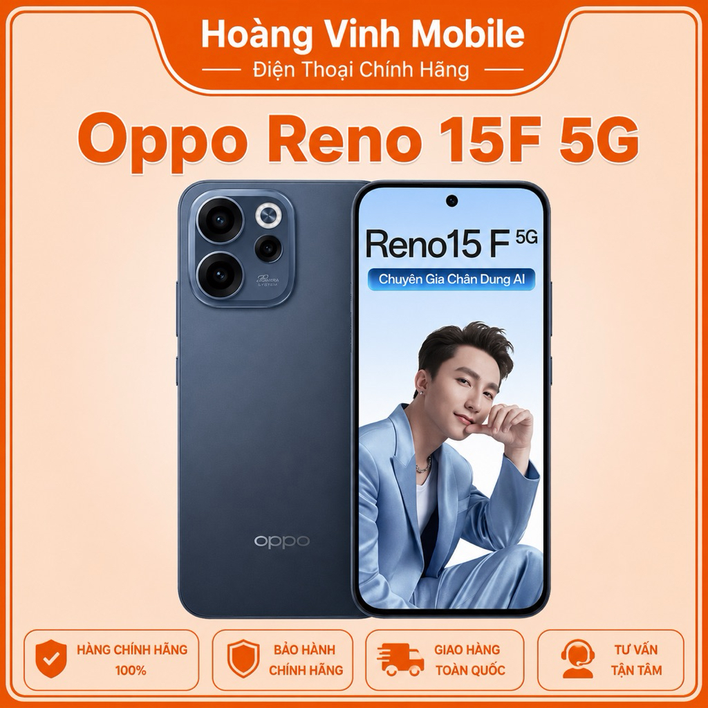Điện Thoại OPPO Reno 15F 5G 8/256 Chính Hãng