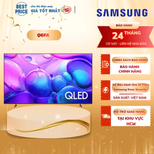 75Q6FA Smart Tivi QLED Samsung 4K 55 - 75 inch Q6FA series model 2025, trợ lý giọng nói Tiếng Việt