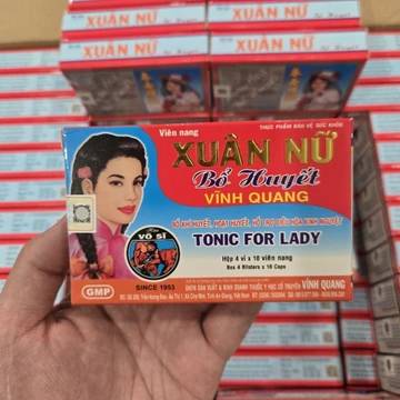 Viên Xuân nữ Bổ huyết Vĩnh Quang (hộp 40 viên) Giúp bồi bổ khí huyết, bổ máu, điều hòa kinh huyệt
