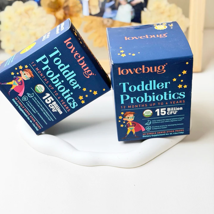 (Hàng Mỹ) Men Vi Sinh Lovebug Toddler Probiotics | Probiotic Hỗ Trợ Tiêu Hóa & Tăng Cường Lợi Khuẩn Đường Ruột