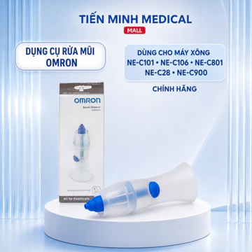Dụng cụ rửa mũi sử dụng cho máy xông khí dung OMRON NE-C101/ NE-C106/ NE-C801 / NE-C28 / NE-C900 chính hãng