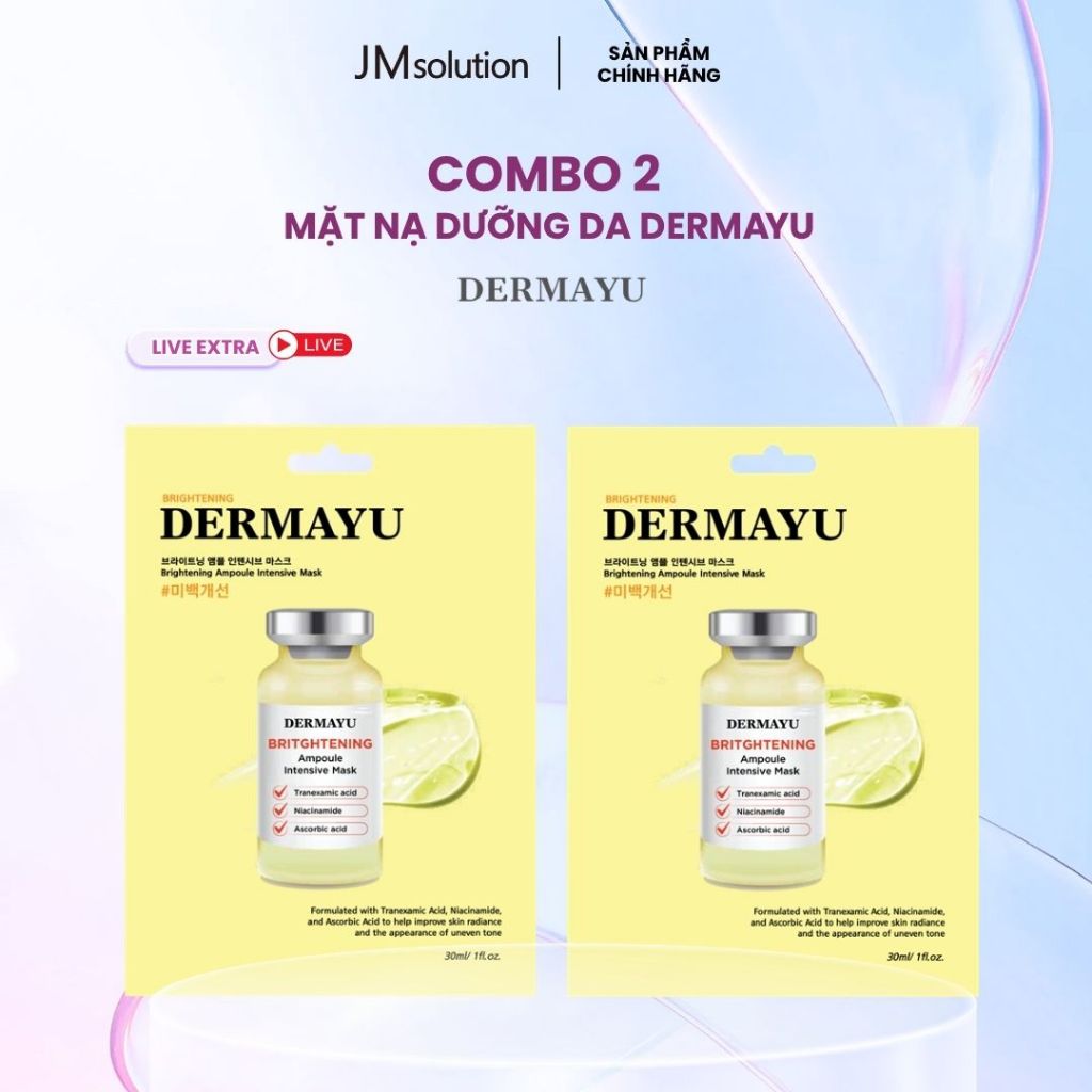 COMBO 2 MIẾNG Mặt Nạ Dermayu Ampoule Intensive Mask 30ml X2