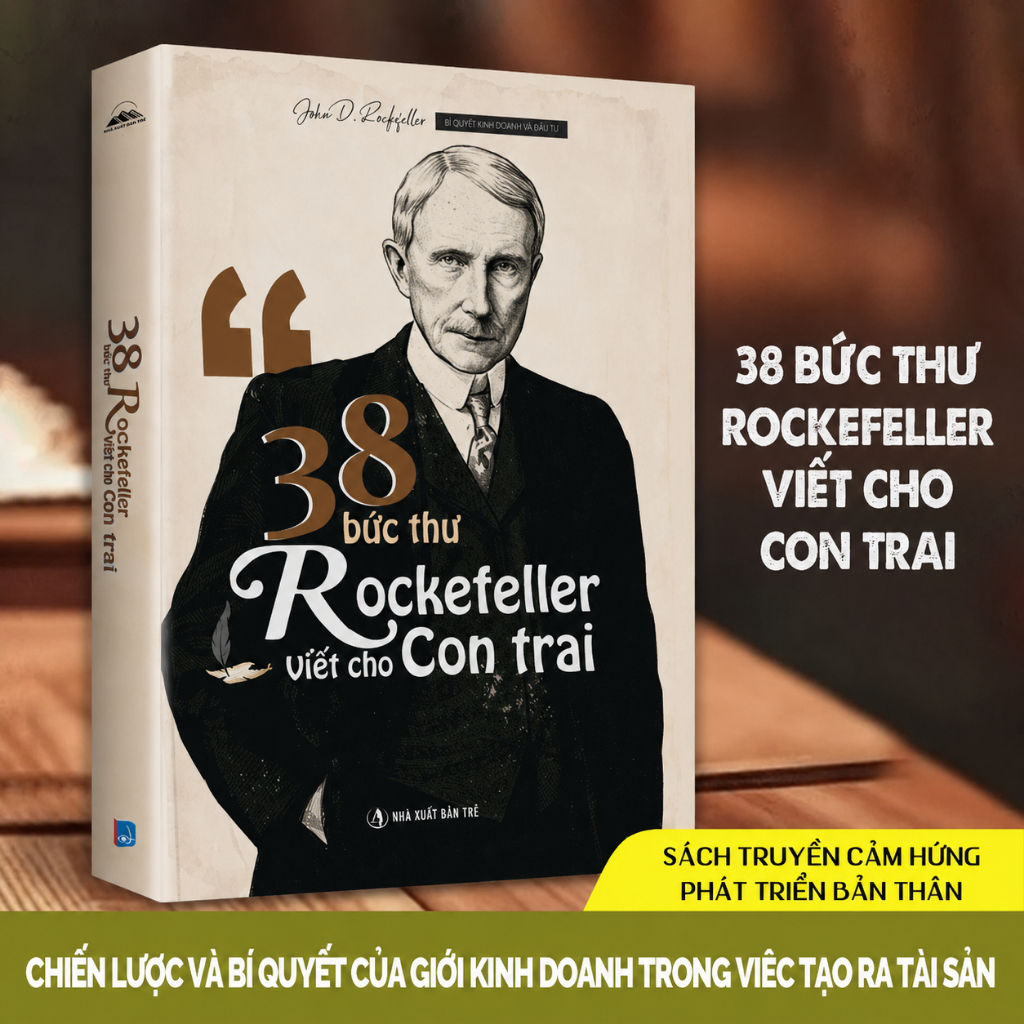 Sách - 38 Lá Thư Rockefeller Gửi Cho Con Trai - Tái Bản 2026