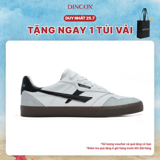 [NEW ARRIVAL] Giày Sneaker Nam Nữ DC48 CITY STRIPE Dincox Shoes Đế Bằng - Da phối Suede Cao Cấp