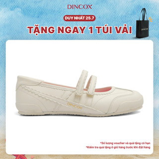 Giày Búp Bê Ballet Sneaker Dincox Mary Jane DC49 Ballerina Vanila Cream Êm Chân Năng Động Cá Tính