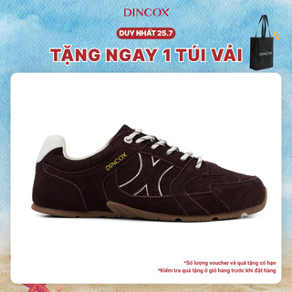 [NEW ARRIVAL] Giày Sneaker Nam Da Suede Cao Cấp Dincox Shoes DC51 NUT BROWN