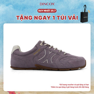 [NEW ARRIVAL] Giày Sneaker  Nữ Da Suede Cao Cấp Dincox Shoes DC51 VIOLET DUSK