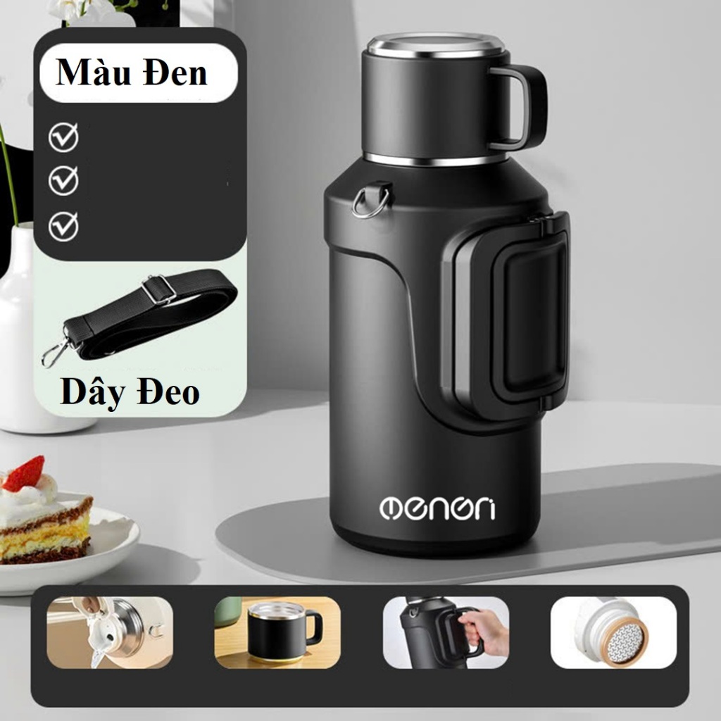 [SVIP] Bình Giữ Nhiệt 2000ml - 1500ml - INOX316 Giữ Lạnh 36 Tiếng Giữ Nóng 24 Tiếng - NENON | BigBuy360 - bigbuy360.vn