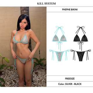 [CÓ TÁCH LẺ] Bikini hai mảnh kim sa lấp lánh PHEPHE - 𝐊𝐈𝐋𝐋 𝐒𝐘𝐒𝐓𝐄𝐌