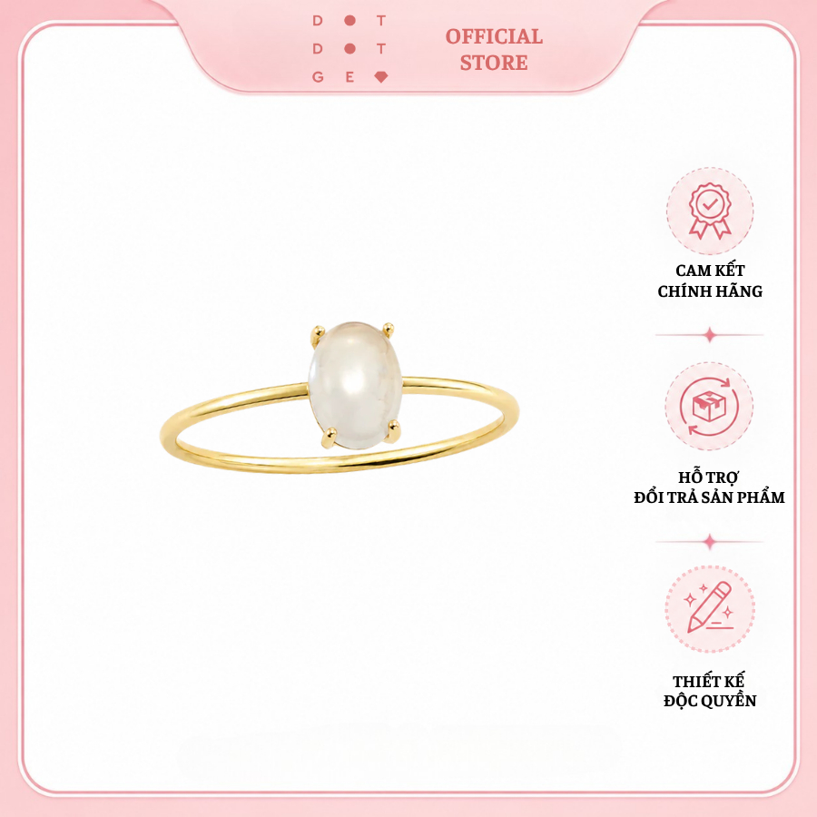 Women's Gold-Plated Ring by Dotdotgem Store