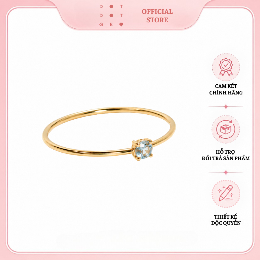 Women's Gold-Plated Ring by Dotdotgem Store