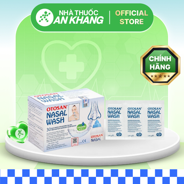 Bột muối vệ sinh mũi Otosan Nasal Wash giúp làm sạch niêm mạc (30 gói x 2.84g)