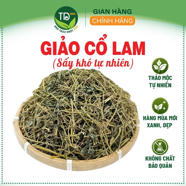 Giảo cổ lam Sa Pa 7 lá, hàng mùa vụ mới, khô, thơm, sạch, dùng pha trà, nhiều công dụng tốt