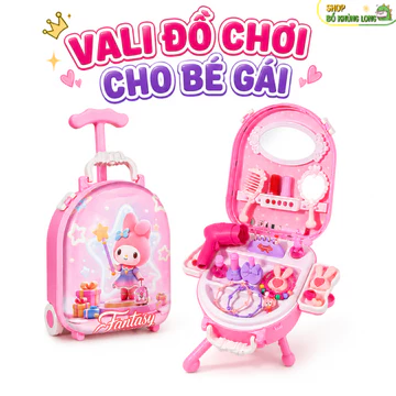 Vali Đồ Chơi Cho Bé Gái, Đồ Chơi Makeup Cho Bé Gái, Đồ Chơi Trang Điểm Cho Bé Gái, Bộ Trang Điểm Đồ Chơi Cho Bé Gái
