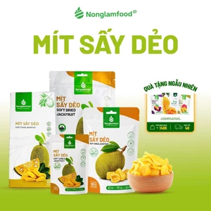 Mít Sấy Dẻo NONGLAMFOOD Loại 1 Dẻo Mềm Chuẩn Xuất Khẩu Trái Cây Sấy Đồ Ăn Vặt Lành Mạnh 45g - 200g