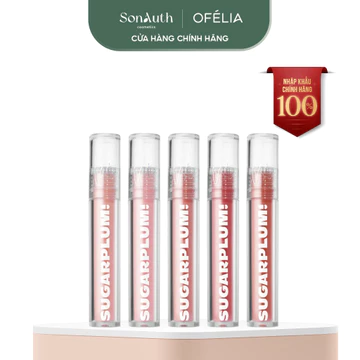Son tint mịn lì thuần chay Ofélia SugarPlum MistyNow Blurring Tint