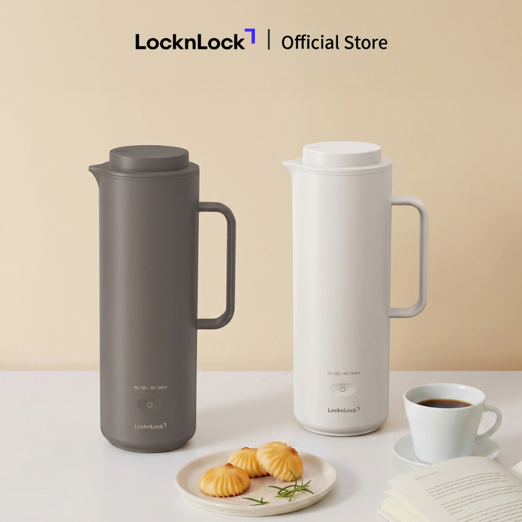Bình đun nước cầm tay LocknLock Heating tumbler EJC728 dung tích 330ml - 2 Màu