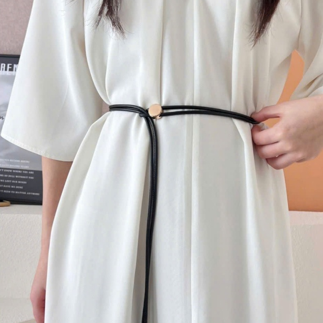 Thắt lưng nữ cổ điển TL228 dây nịt nữ bảng nhỏ dễ phối với váy và áo sơ mi, thời trang và đa năng
