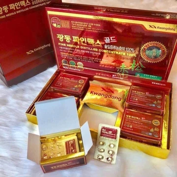 Tinh dầu thông đỏ Kwangdong Hàn Quốc Hộp 120 viên