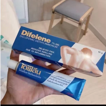 Gel xoa bóp Difelene Thái Lan, Kem xoa bóp Difelene 1% Gel hỗ trợ giảm đau cơ phục hồi nhanh chăm sóc sau chấn thương