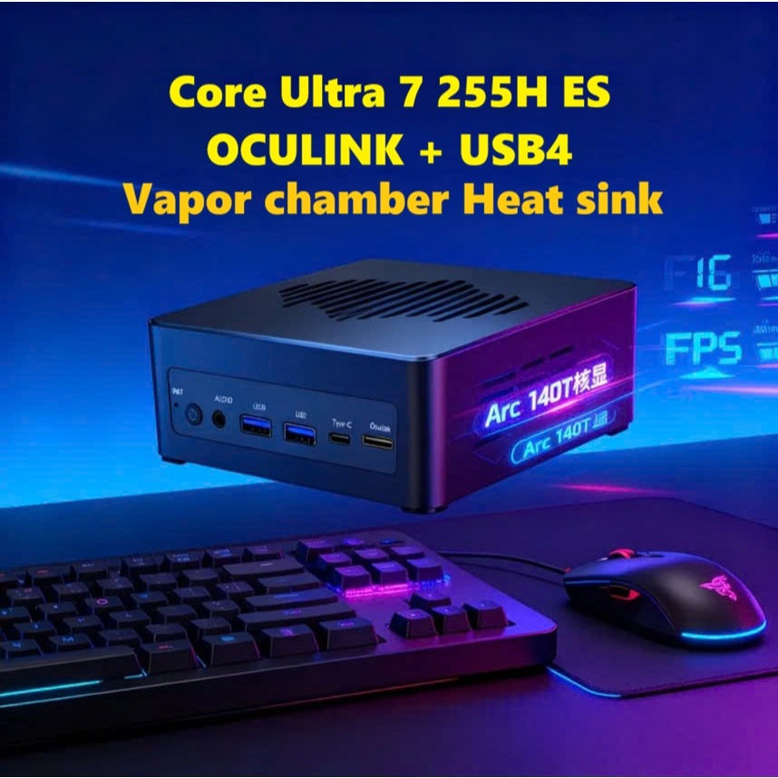 Best p/p mini PC HAITA Intel Core ULTRA 7 255H ES 16Cores / Ultra 5 235H ES 14Cores + Arc 140T GPU | Oculink + USB4 | BigBuy360 - bigbuy360.vn