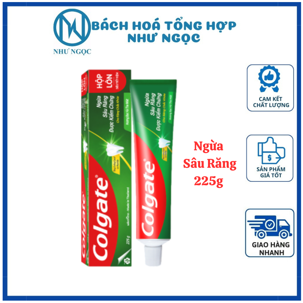Kem Đánh Răng Colgate Ngừa Sâu Răng, Răng Chắc Khỏe Tuýp 225g