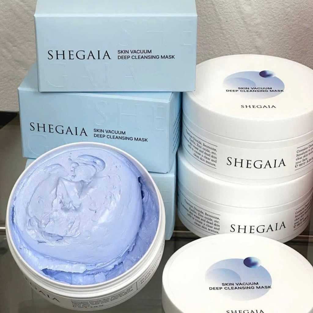 Mặt Nạ Đất Sét Shegaia Skin Vacuum Deep Cleansing Giảm Bã Nhờn Thu